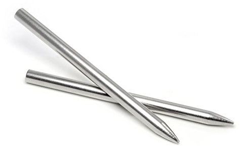 Paracord Nadel im 2er Set, Edelstahl Strick-Nadel für Paracord 550 Seile, 5 mm Flecht-Nadel