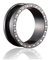 eeddoo Flesh Tunnel Kristall Schwarz Titan 18 mm