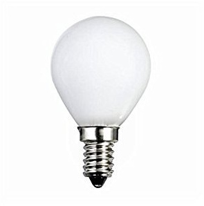 10 x G45 Golf Ball 40 Watt SES/E14 Small Edison Screw in Opal (White/Soft) Finish Double Life: 2,000 Hours by EVERBRIGHTPLUS