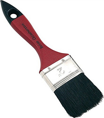 Lackierpinsel 4Zoll B.100mm flach schwarze Mischborste Blecheinfassung