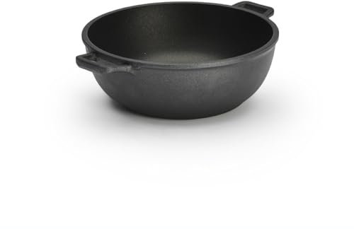 De Buyer - Sautoir antiadhésif à 2 anses CHOC EXTREME - Diamètre 20 cm -, Noir