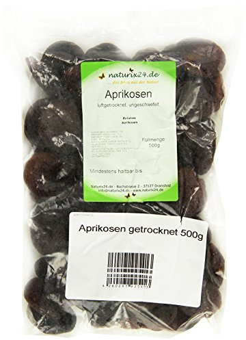 Naturix24 Aprikosen getrocknet, 500 g Beutel, 2er Pack (2 x 500 g)