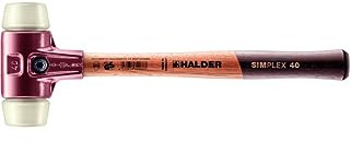 Simplex Schonhammer, Nylon; mit Tempergussgehäuse und hochwertigem Holzstiel | D=40 mm | 3008.040