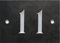 Engraved Slate House number sign - 1 to 99 (select your number here) - number 11 (Same Day Dispatch by 1st class Post!!!)