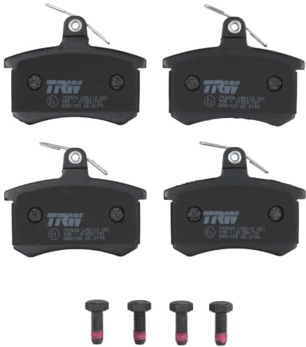 TRW GDB1163 Bremsbelagsatz, Scheibenbremse | Kompatibel mit: AUDI 100 C2 Avant, 100 C2 Stufenheck, 100 C3 Avant, 100 C3 Stufenheck, 100 C4 Avant, 100 C4 Stufenheck