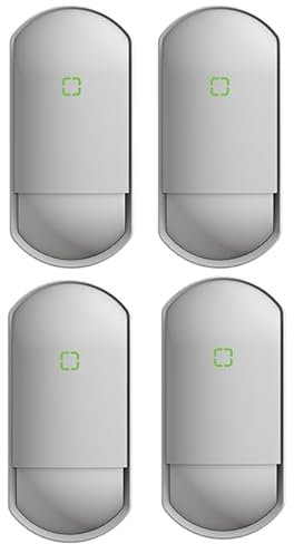 Pack of 4 Professional QUAD PIR Detector, Pet Friendly Feature for Wired Burglar Alarm