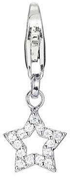 ESPRIT Charm Damen-Anhänger ES-PICO WISH 925 Silber rhodiniert Zirkonia transparent - ESCH91597A000