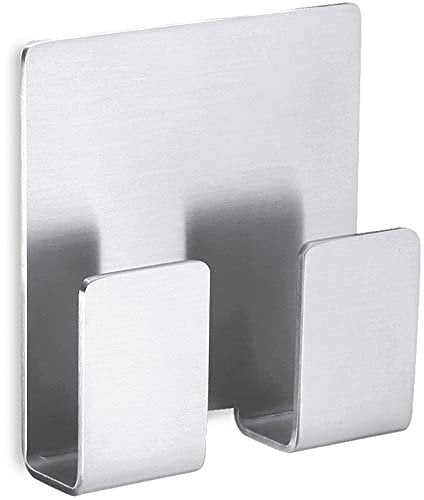 ZACK 40135 APPESO Doppelhandtuchhaken, Edelstahl matt