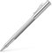 Graf von Faber-Castell 146514 - Tintenroller Guilloche Rhodiniert, Silber, Rollerball Pen, 1 Stück