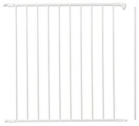 BabyDan Flex Sektion/Verlängerung, Weiß, 72 cm: für Schutzgitter Flex M / L / XL/ XXL sowie Laufställe Park-A-Kid und Square - hergestellt in Dänemark
