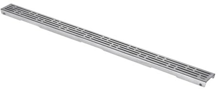 TECE 1 x drainline Designrost basic (Nennlänge: 100 cm poliert Edelstahl Prüflast ca. 300kg), Silber
