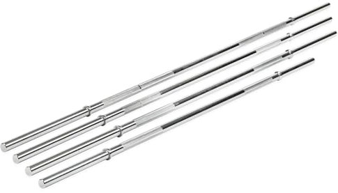 Sport-Thieme Langhantelstange, ø 30 mm | 160-220 cm, Stahl | 9-12,5kg Stange für Freihanteltraining, Kniebeuge, Kreuzheben | Mit Stellverschlüssen | Markenqualität