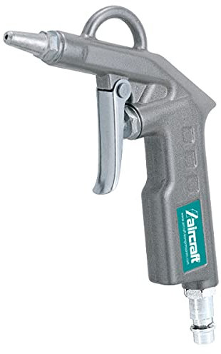 Aircraft Blaspistole BPK kurz (aus Aluminium, inklusive Kupplungsstecker, Luftbedarf 150 l/min, Arbeitsdruck 6 bar, Düsenöffnung ø 2,2 mm) 2112100