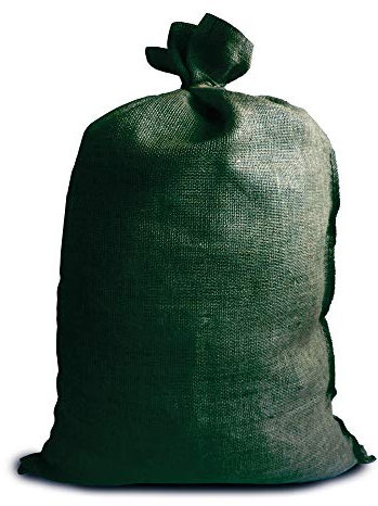 NOOR Premium Jutesack Gr.XS 60 x 80 cm I Multifunktionaler Öko-Sack I Winterschutz für Topf- und Kübelpflanzen I Frostschutz für Pflanzen I Jute Sack für Pflanzen-Überwinterung I Gartensack Grün