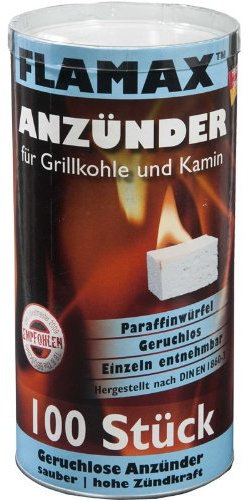 Flamax Grill- und Kaminanzünder 100 Würfel