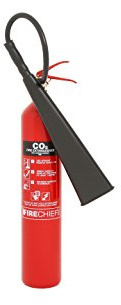Firechief FXC5S CO2 Extinguisher, Steel, XTR, 5 kg, Red