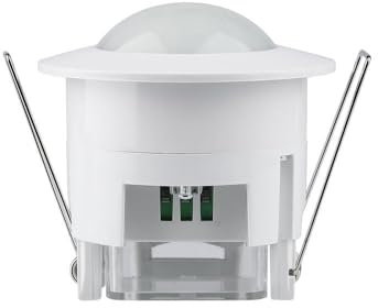 Sensore di Movimento Infrarossi Pir a Incasso da Soffitto 360° Ip20