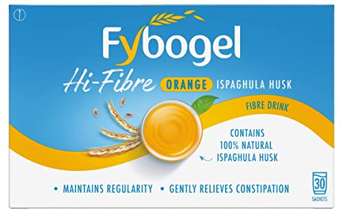 Fybogel Orange Hi-Fibre Sachet, 30 Count