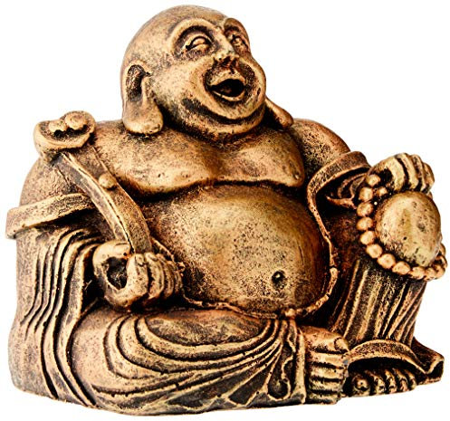 Nobby Aqua Ornaments BUDDHA gold 13,5 x 11 x 12 cm