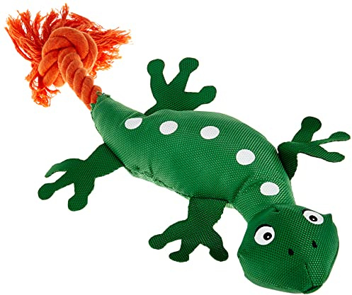 Wild Tugs Green Lizard Dog or Puppy toy plush with squeaker