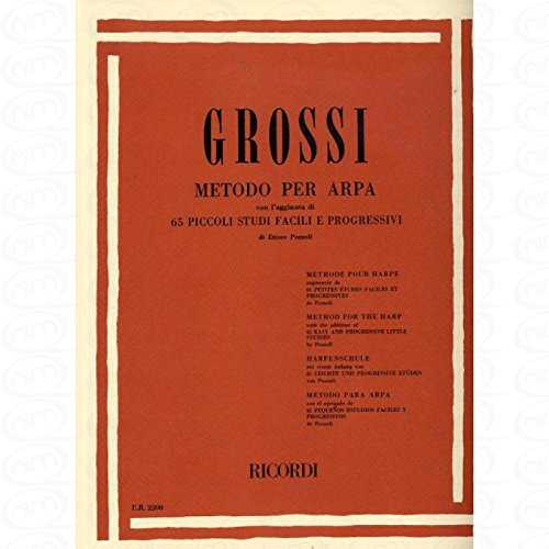 METODO PER ARPA - arrangiert für Harfe [Noten/Sheetmusic] Komponist : GROSSI MARIA
