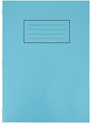 Silvine EX114 - A4 Exercise Book Plain Blue PK10