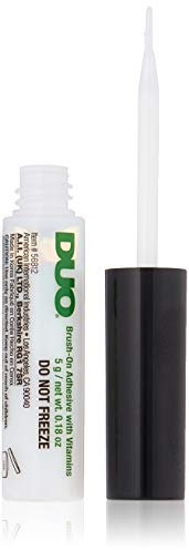 Lot de 2 pinceaux applicateurs de colle Transparent Vitamines A-C-E 5,3 ml