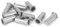 sourcing map 10 Stück M6x23mm 304 Edelstahl Gerade gerändelt Geschlossene Ende Nietmutter DE de