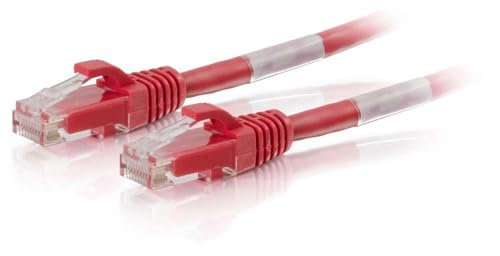 C2G 7M Rot CAT6 Netzwerk Crossover Patch Kabel. Xover-Ethernet-Kabel, Peer-to-Peer-Computerleitung