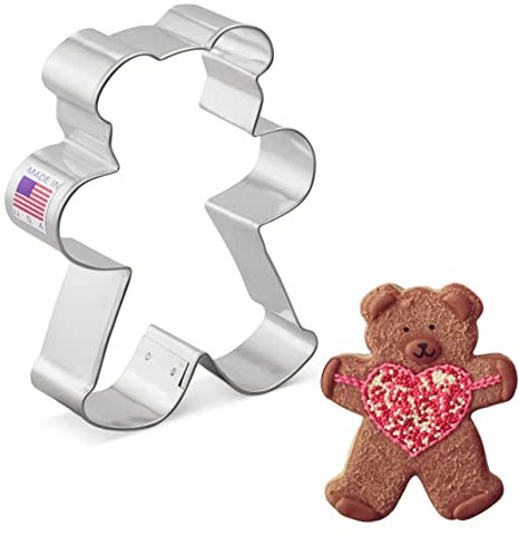 Keksausstecher Bär - 10,8 cm - Teddybär Ausstechformen von Ann Clark USA