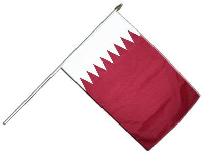 Stockflagge Katar - 30 x 45 cm