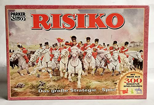 Hasbro - Parker - Risiko mit mehr als 300 modellierten Spielfiguren. (Ausgabe von 1992 - 1996)