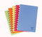 Clairefontaine 328136C - Ordner Linicolor Fresh DIN A4 21x29,7 cm, 72 Blatt abrennbar, kariert mit Rand, 90g, farbig sortiert, 1 Stück