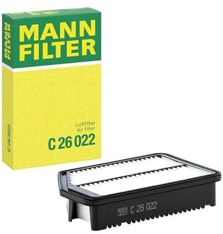MANN-FILTER, C 26 022 Luftfilter | Für PKW, Saubere Luftzufuhr, Langlebiges Filtermedium, Passgenaues Design, Echte OE-Technologie