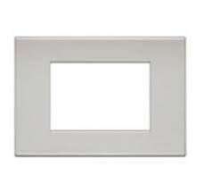 Bticino N4803LB Marco 3 Módulos Blanco Puro Cubierta Interruptor Conmutador