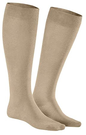 KUNERT Herren Kniestrümpfe Fly&Care Stützklasse III effektive Stützwirkung Pure desert 43-44