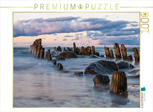 CALVENDO Puzzle Buhnen an der Ostseeküste | 1000 Teile Lege-Größe 64 x 48 cm Foto-Puzzle für glückliche Stunden
