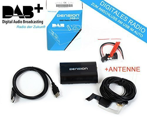 Dension DBU3GEN DAB+ Universal USB-Radio-Empfänger mit Antenne