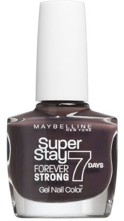 Maybelline New York Make-Up Superstay Nailpolish Forever Strong 7 Days Finish Gel Nagellack Taupe Couture/Farblack mit ultra starkem Halt ohne UV Lampe in dunklem Braun, 1 x 10 ml