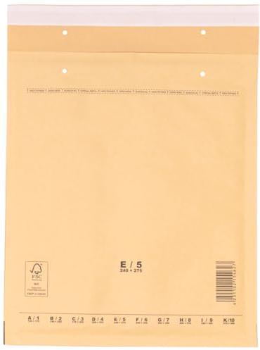 verpacking Luftpolstertaschen 240 x 275 mm Braun E5 [Größe und Stückzahl wählbar] selbstklebend geeignet für DIN B5+ Versandtaschen mit Luftpolster 600 Stück