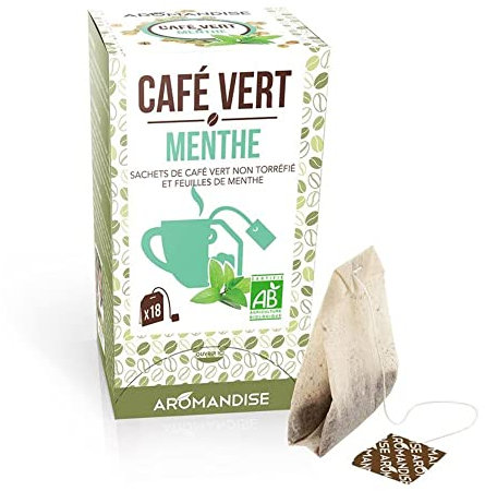 Café verde con Menta - 20 bolsitas