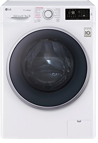 LG Electronics F 14U2 tdh1nh lave-linge séchant 1088 kWh/8 kg laver/5 kg sécher/Aqua Lock/Diagnostic intelligent/Blanc