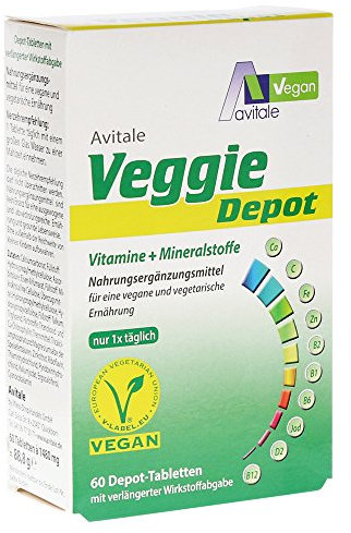 Avitale Veggie Depot Vitamine plus Mineralstoffe, 1 Stück
