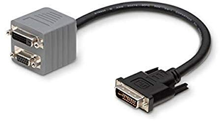 Belkin 1-Foot DVI-I Dual Link to VGA/DVI-D Dual Link Analog & Digital Y (F2E7900-01-DV)