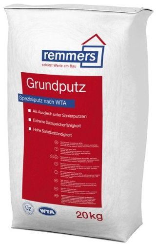 REMMERS SP Levell Untergrund Unterputz Saniergrundputz Grundputz Mörtel 20 KG