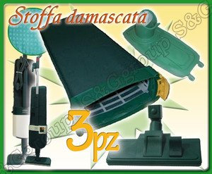 Sconosciuto Sacca FILTRANTE + Spazzola + BOCCHETTONE Compatibile ASPIRAPOLVERE Folletto 121