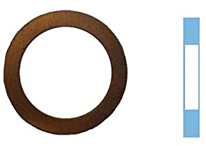Corteco 005590S, Ölablaßschraube Shaft Seal-Crankshaft