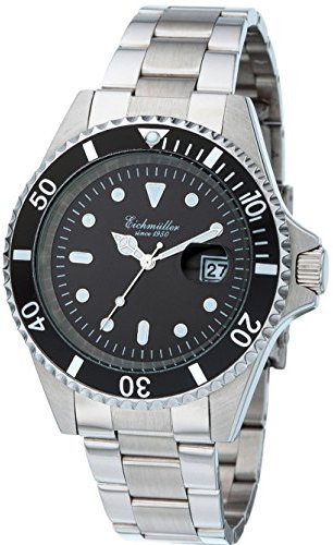 Eichmüller 3410-01 - Taucheruhr, Massiv Edelstahl, 20 ATM +VH 20ATM