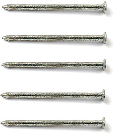 Merriway BH03752 (200g) Galvanised Round Wire Nail, 75mm (3 inch) - Pack of 200g