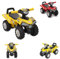 Moni Rutschauto ATV 551 ab 1 Jahr mit Musikfunktion, Hupe, Quad Design gelb